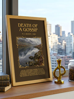 Death of a Gossip Minimalist Book Poster by M. C. Beaton – image 3