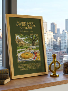 Agatha Raisin and the Quiche of Death Minimalist Book Poster – M. – image 3