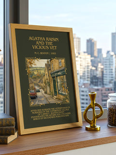 Agatha Raisin and the Vicious Vet Minimalist Book Poster by M. Beaton – image 3