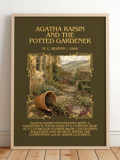 Agatha Raisin and the Potted Gardener Minimalist Book Poster – M. – image 2