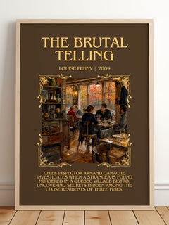 The Brutal Telling Minimalist Book Poster by Louise Penny – image 2