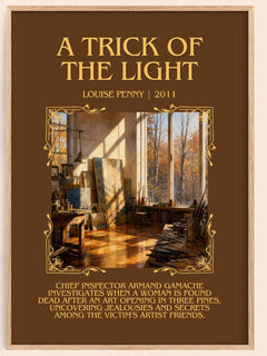 A Trick of the Light Minimalist Book Poster by Louise Penny – image 1