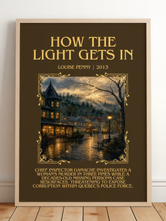 How the Light Gets In Minimalist Book Poster by Louise Penny – image 2