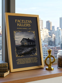 Faceless Killers Minimalist Book Poster by Henning Mankell – image 3