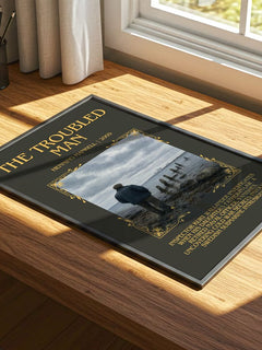 The Troubled Man Minimalist Book Poster by Henning Mankell – image 4