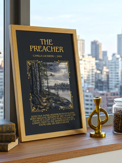 The Preacher Minimalist Book Poster by Camilla Läckberg – image 3