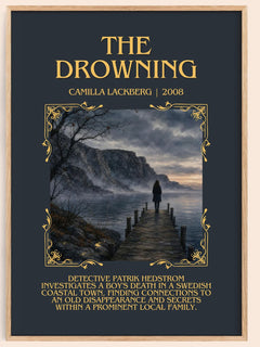 The Drowning Minimalist Book Poster by Camilla Läckberg – image 1