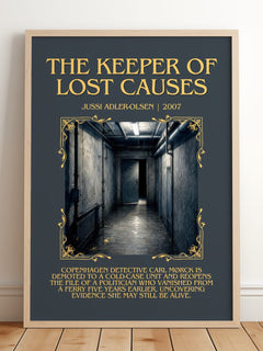The Keeper of Lost Causes Minimalist Book Poster by Jussi Adler-Olsen – image 2
