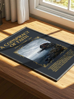 A Conspiracy of Faith Minimalist Book Poster by Jussi Adler-Olsen – image 4