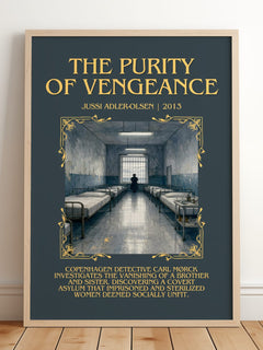 The Purity of Vengeance Minimalist Book Poster by Jussi Adler-Olsen – image 2