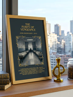 The Purity of Vengeance Minimalist Book Poster by Jussi Adler-Olsen – image 3