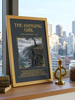 The Hanging Girl Minimalist Book Poster by Jussi Adler-Olsen – image 3