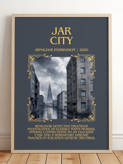 Jar City Minimalist Book Poster by Arnaldur Indriðason – image 2