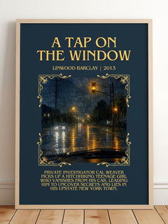 A Tap on the Window Minimalist Book Poster by Linwood Barclay – image 2