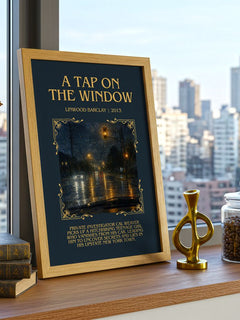 A Tap on the Window Minimalist Book Poster by Linwood Barclay – image 3