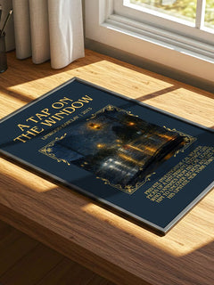 A Tap on the Window Minimalist Book Poster by Linwood Barclay – image 4