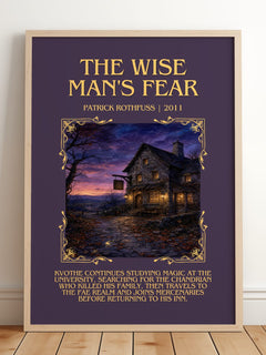 The Wise Man's Fear Minimalist Book Poster by Patrick Rothfuss – image 2