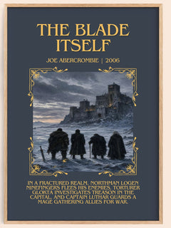 The Blade Itself Minimalist Book Poster by Joe Abercrombie – image 1