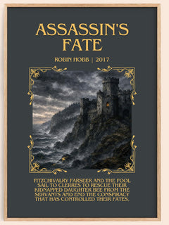 Assassin's Fate Minimalist Book Poster by Robin Hobb – image 1