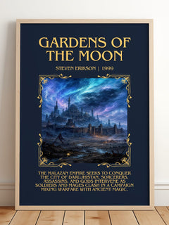 Gardens of the Moon Minimalist Book Poster by Steven Erikson – image 2