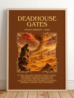 Deadhouse Gates Minimalist Book Poster by Steven Erikson – image 2