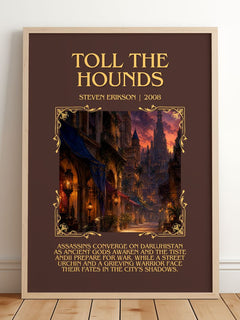 Toll the Hounds Minimalist Book Poster by Steven Erikson – image 2