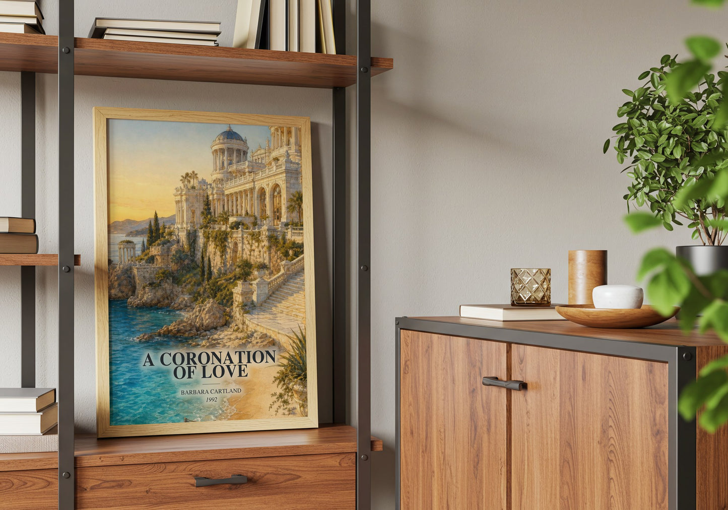 A Coronation Of Love book watercolour illustration paper finish options – matte satin gloss