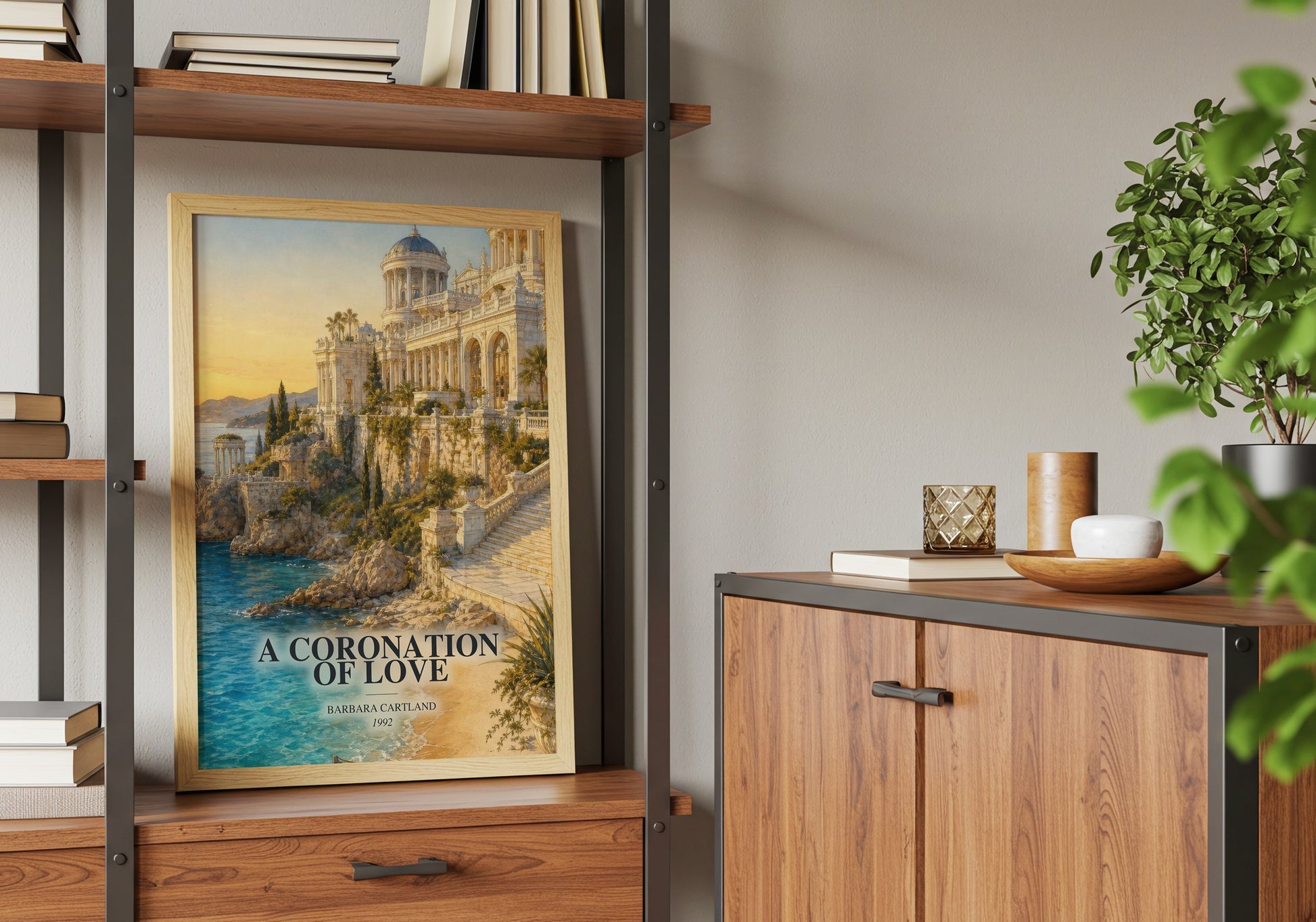 A Coronation Of Love book watercolour illustration paper finish options – matte satin gloss