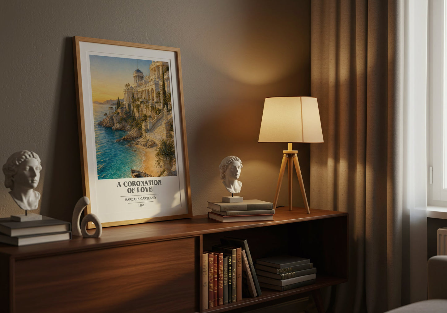 A Coronation Of Love book cover book poster framed on wall – romance wall art