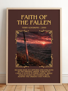 Faith of the Fallen Minimalist Book Poster by Terry Goodkind – image 2