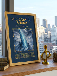 The Crystal Shard Minimalist Book Poster by R.A. Salvatore – image 3