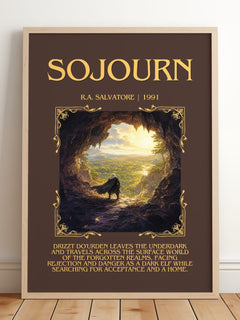 Sojourn Minimalist Book Poster by R.A. Salvatore – image 2