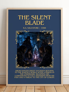 The Silent Blade Minimalist Book Poster by R.A. Salvatore – image 2