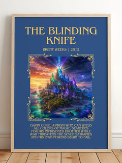 The Blinding Knife Minimalist Book Poster by Brent Weeks – image 2