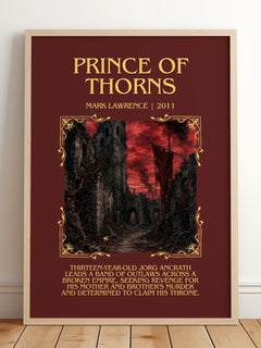 Prince of Thorns Minimalist Book Poster by Mark Lawrence – image 2