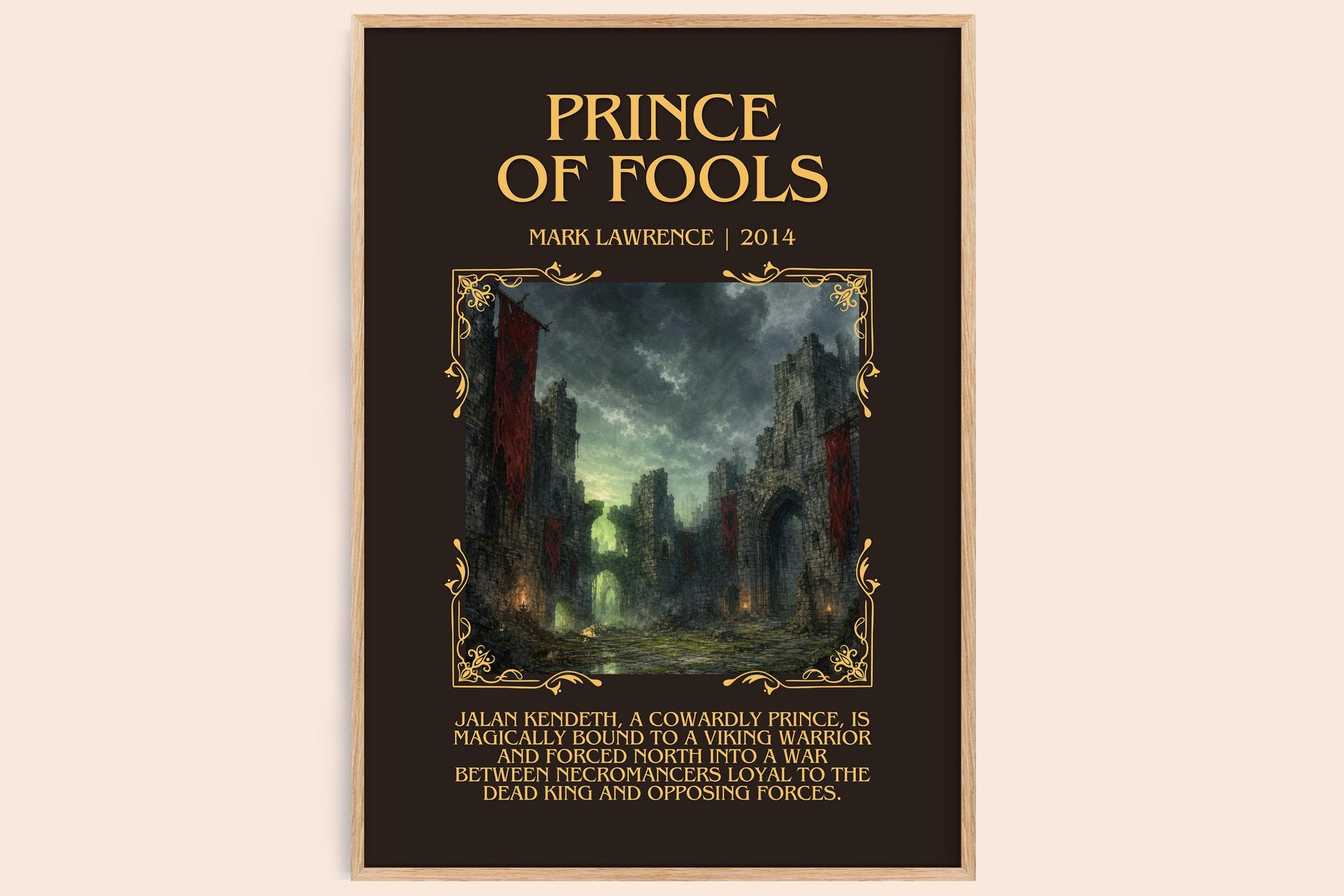 Prince of Fools Minimalist Book Poster by Mark Lawrence