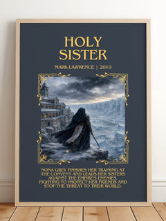 Holy Sister Minimalist Book Poster by Mark Lawrence – image 2