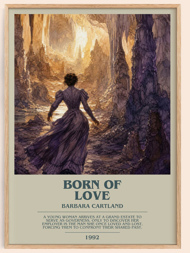 Born Of Love Bookish Wall Art by Barbara Cartland