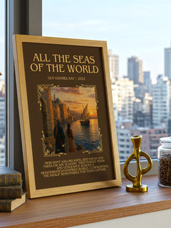 All the Seas of the World Minimalist Book Poster by Guy Gavriel Kay – image 3