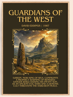 Guardians of the West Minimalist Book Poster by David Eddings – image 1