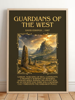 Guardians of the West Minimalist Book Poster by David Eddings – image 2