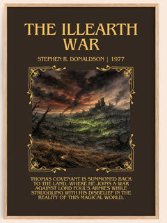 The Illearth War Minimalist Book Poster by Stephen R. Donaldson – image 1