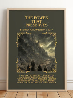 Power That Preserves Minimalist Book Poster by Stephen R. Donaldson – image 2