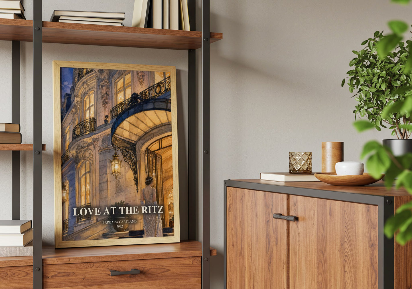 Love At The Ritz book watercolour illustration paper finish options – matte satin gloss