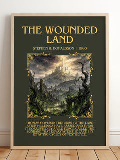 The Wounded Land Minimalist Book Poster by Stephen R. Donaldson – image 2