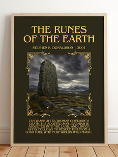 The Runes of the Earth Minimalist Book Poster by Stephen R. Donaldson – image 2