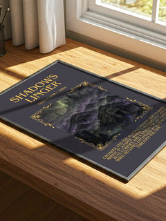 Shadows Linger Minimalist Book Poster by Glen Cook – image 4