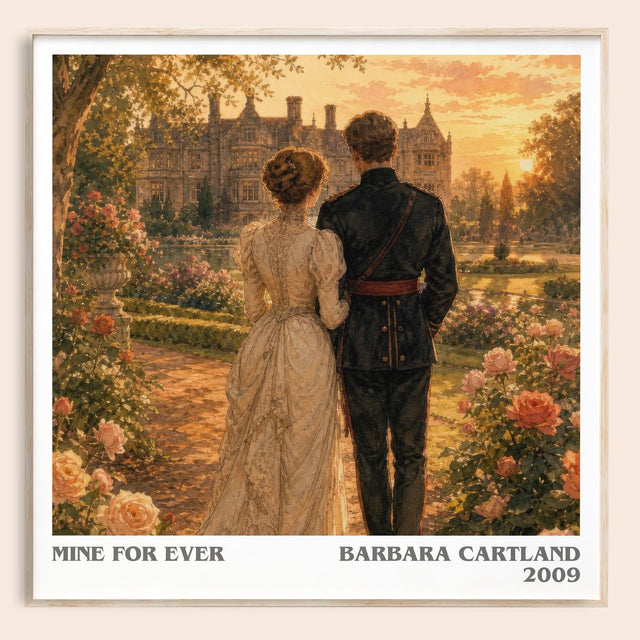 Mine For Ever Literary Art Print by Barbara Cartland