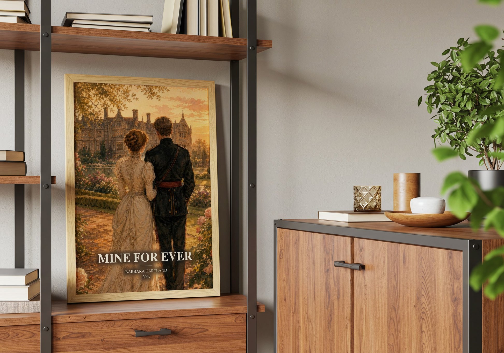 Mine For Ever book watercolour illustration paper finish options – matte satin gloss