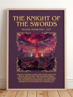 The Knight of the Swords Minimalist Book Poster by Michael Moorcock – image 2